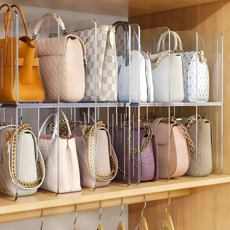 Organizador de Bolsa Acrílico com Divisória Carpetino