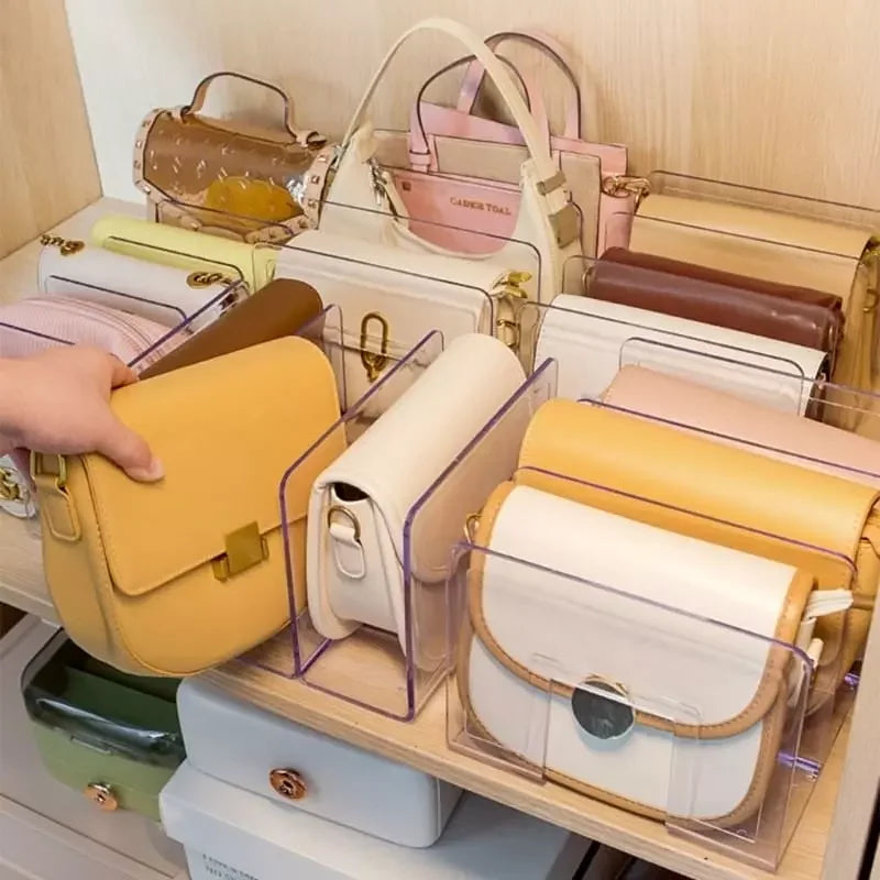 Organizador de Bolsa Acrílico com Divisória Carpetino