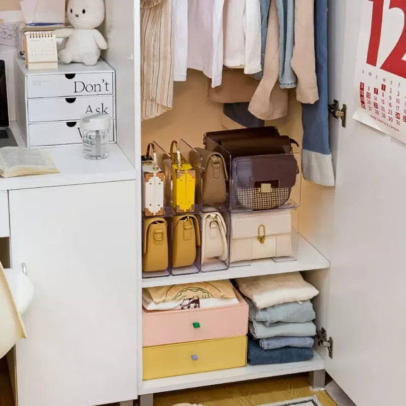 Organizador de Bolsa Acrílico com Divisória Carpetino