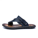 Sandália Masculina de Couro Genuíno