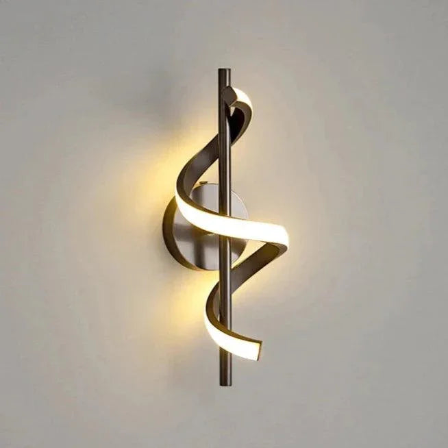 Pendente Espiral | 3 Tons de Iluminação