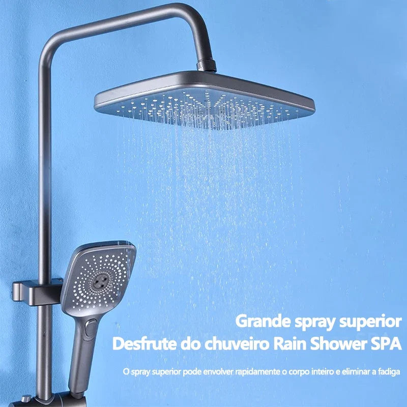 Conjunto de Chuveiro Inteligente 4 em 1