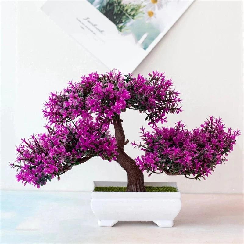 Vaso de Planta Artificial Bonsai