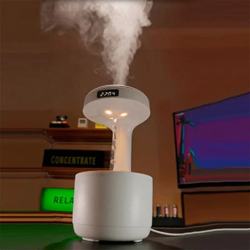 Umidificador e Difusor de Ar Ultrassônico Antigravidade Carpetino