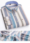 Camisa Masculina Listrada Color Manga Longa