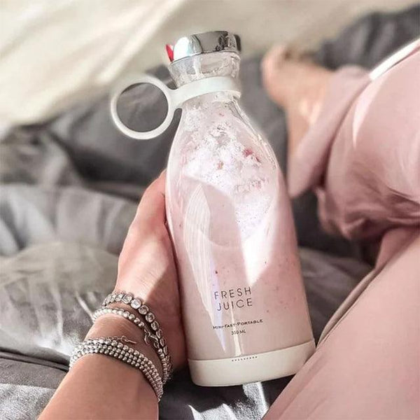 Fresh Juice Liquidificador Portátil Recarregável 4 Lâminas - Turbo