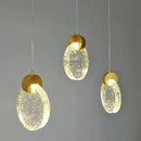 Lustre de Led Pendente Dourado
