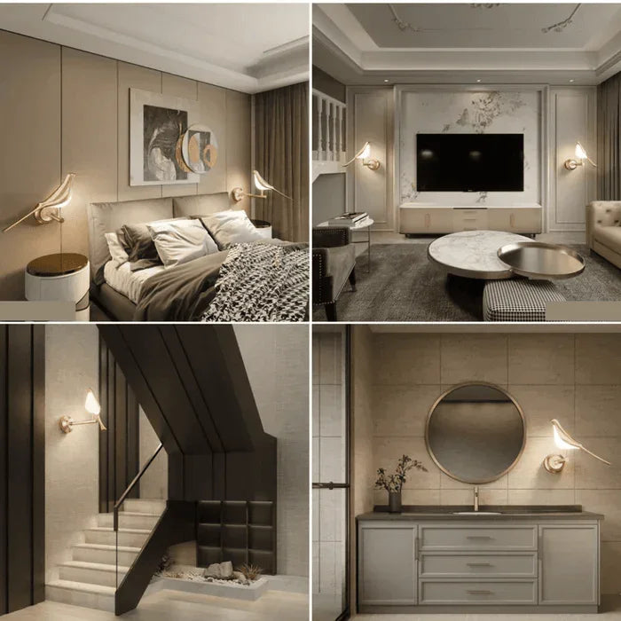 Luminária de Pássaro de LED