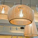 Lustre de Madeira Pendente