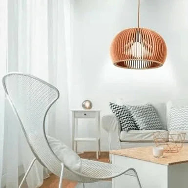 Lustre de Madeira Pendente