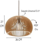 Lustre de Madeira Pendente