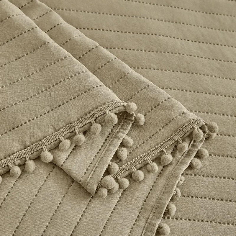 Kit Colcha de Cama Bege