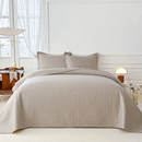 Kit de Colcha de Cama Bege