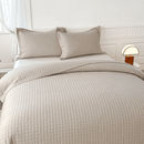 Kit de Colcha de Cama Bege