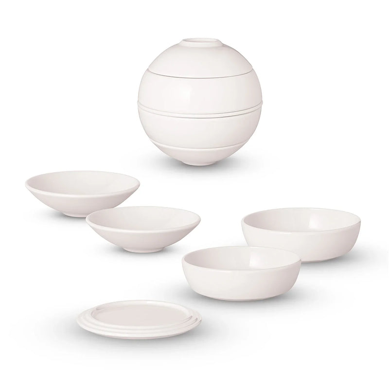 Conjunto de Jantar para 2 Pessoas - La Boule 7 Peças Branco