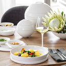 Conjunto de Jantar para 2 Pessoas - La Boule 7 Peças Branco