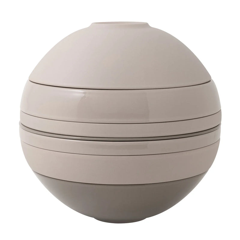 Conjunto de Jantar para 2 Pessoas - La Boule 7 Peças Bege