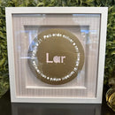 Lar - Pois onde estiver o seu tesouro - Com LED