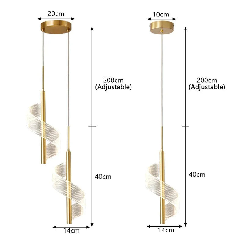 Luminária Pendente luminação interior Led