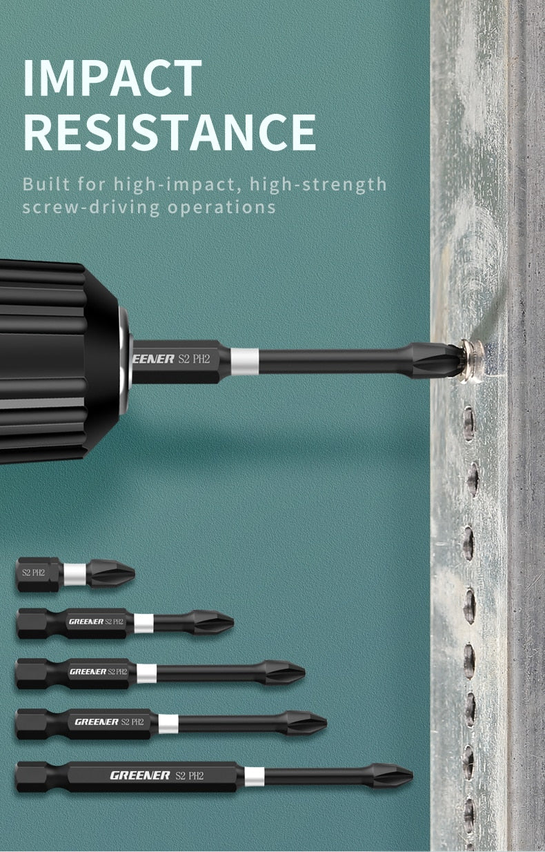 Conjunto de chave de fenda magnética extra forte